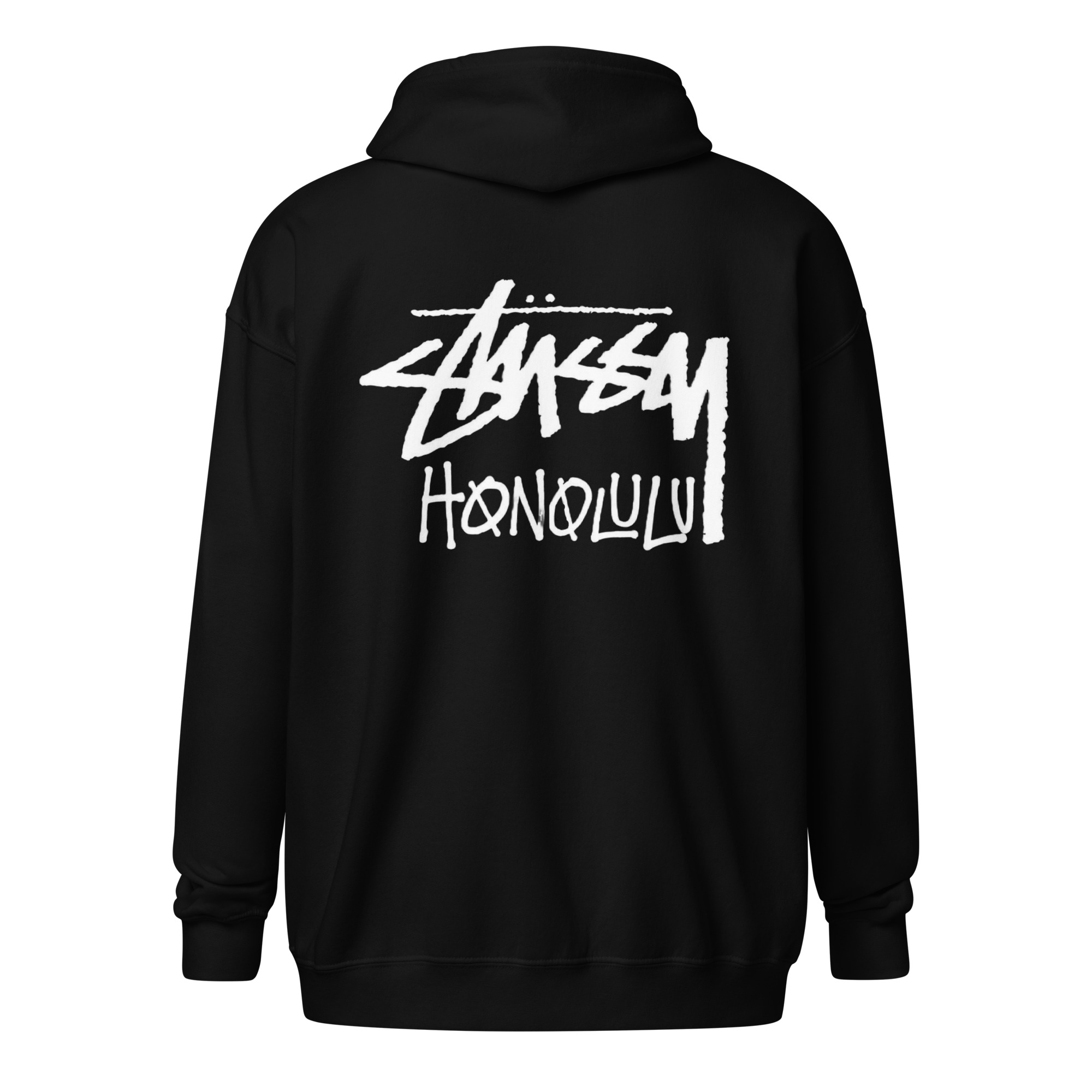 Unisex Stussy Honolulu fleece zip up hoodie1