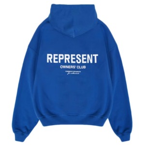 blue represent hoodie